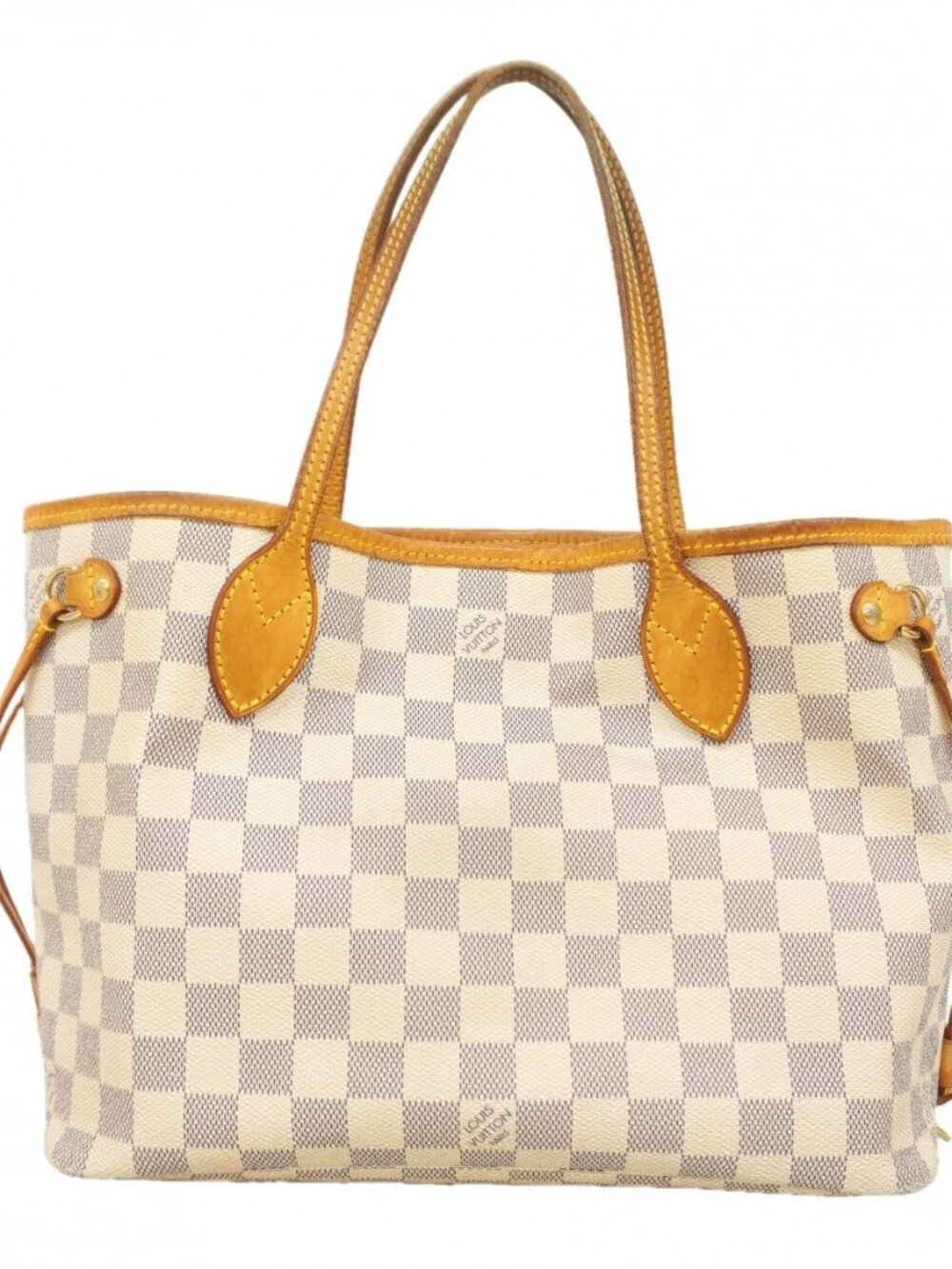 Louis Vuitton Tote Damier Azur Neverfull PM White